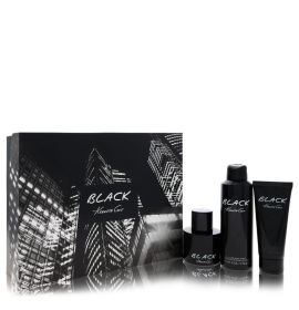 Kenneth Cole Black  Kenneth Cole, Gift Set -- 3.4 oz Eau De Toilette Spray + 3.4 oz After Shave Balm + 6 oz Body Spray