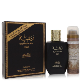 Lattafa Raghba Man  Lattafa, Eau De Parfum Spray plus 1.7 oz Deodorant Spray 100 ml