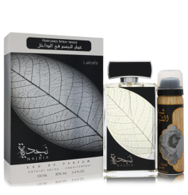 Najdia  Lattafa, Eau De Parfum Spray Plus 1.7 oz Deodorant  100 ml