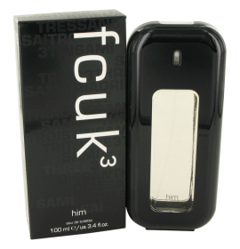 Fcuk 3  French Connection, Eau De Toilette Spray 100 ml